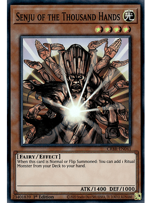 Senju of the Thousand Hands - CRBR-EN041 - Super Rare 
