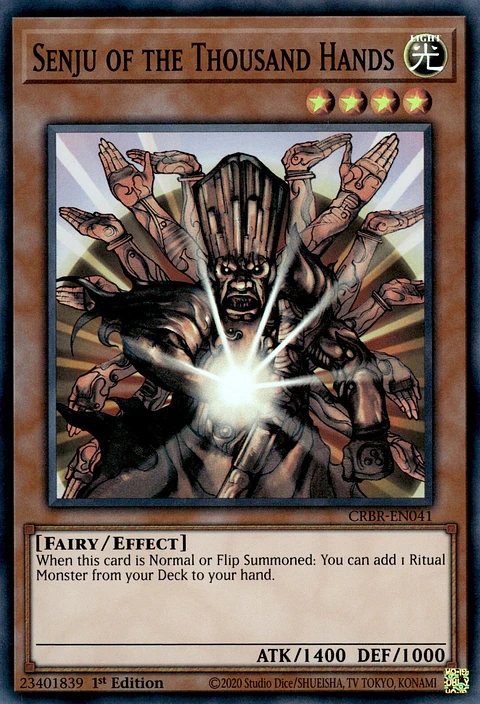 Senju of the Thousand Hands - CRBR-EN041 - Super Rare 