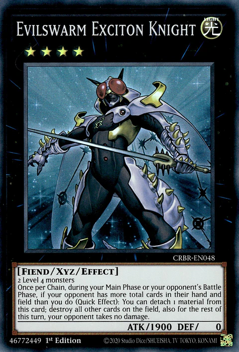 Evilswarm Exciton Knight - CRBR-EN048 - Super Rare 