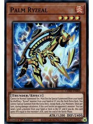 Palm Ryzeal - CRBR-EN005 - Super Rare