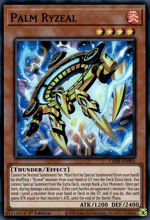 Palm Ryzeal - CRBR-EN005 - Super Rare