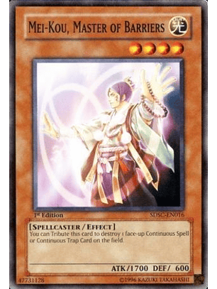 Mei-Kou, Master of Barriers - SDSC-EN016 - Common