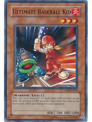 Ultimate Baseball Kid - DR3-EN021 - Common