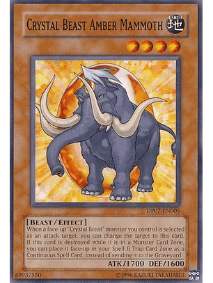 Crystal Beast Amber Mammoth - DP07-EN005 - Common
