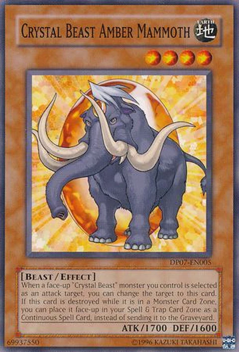 Crystal Beast Amber Mammoth - DP07-EN005 - Common