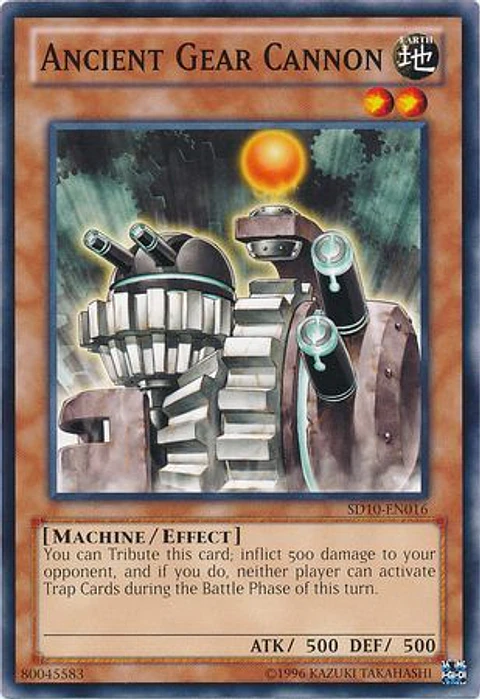 Ancient Gear Cannon - SD10-EN016 - Common