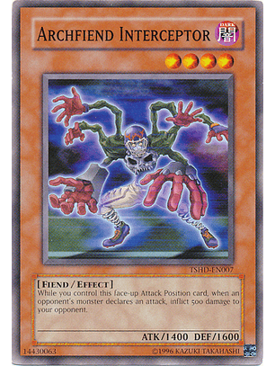 Archfiend Interceptor - TSHD-EN007 - Common