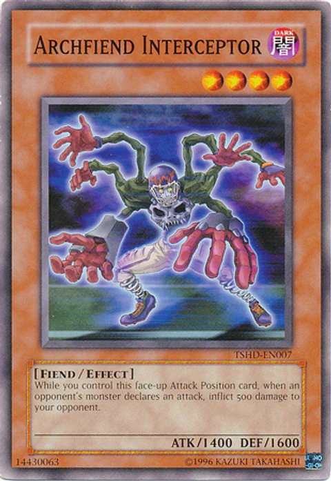 Archfiend Interceptor - TSHD-EN007 - Common
