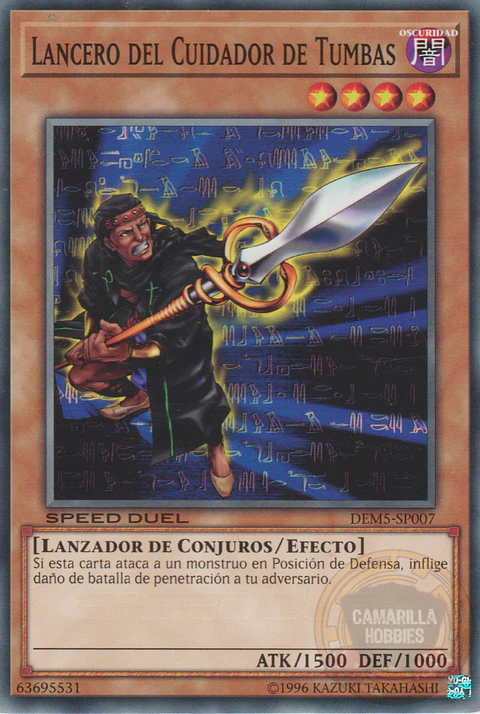 Gravekeeper's Spear Soldier - DEM5-EN007 - Common 