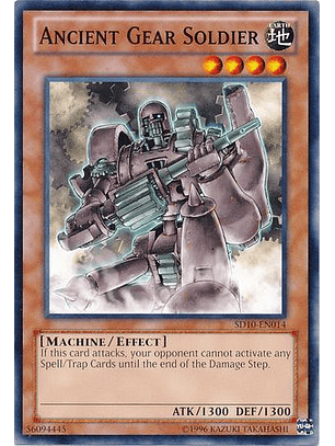 Ancient Gear Soldier - SD10-EN014 - Common
