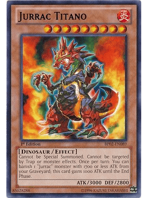 Jurrac Titano - BP02-EN089 - Rare