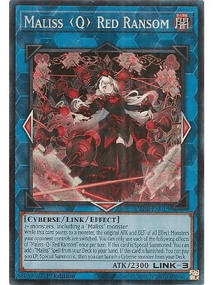 Maliss <Q> Red Ransom - CRBR-EN018 - Collector's Rare