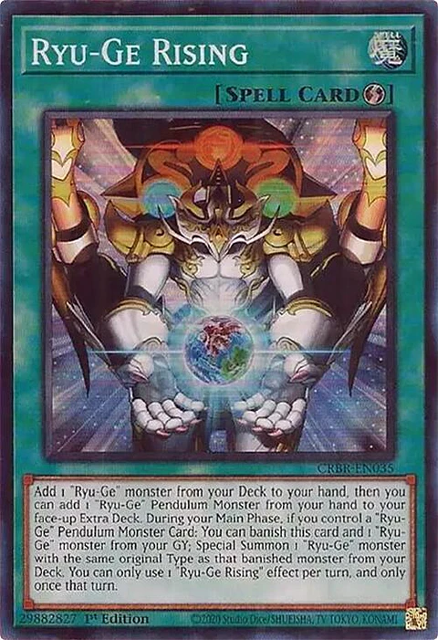 Ryu-Ge Rising - CRBR-EN035 - Super Rare 