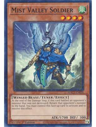 Mist Valley Soldier - HAC1-EN058 - Duel Terminal Common Parallel