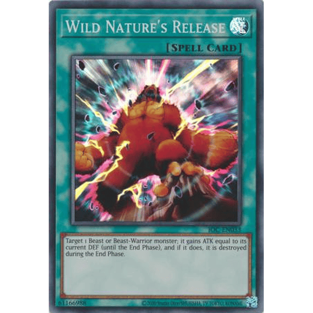 Wild Nature's Release - IOC-EN033 - Super Rare Unlimited (25th Reprint)