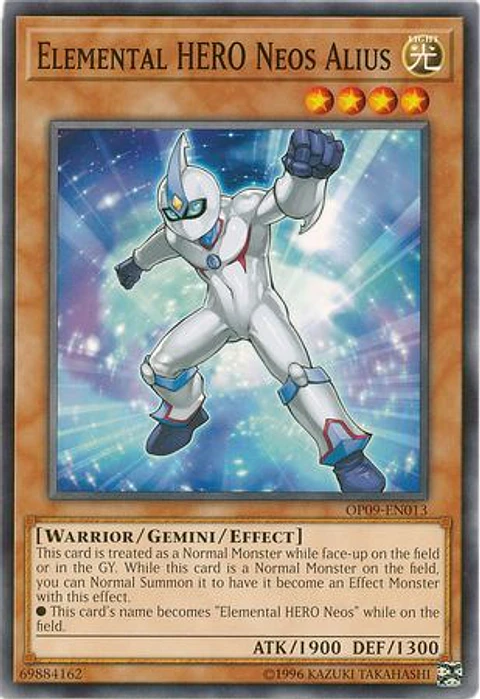 Elemental HERO Neos Alius - OP09-EN013 - Common