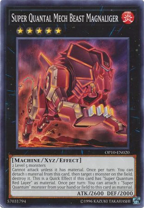 Super Quantal Mech Beast Magnaliger - OP10-EN020 - Common