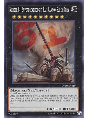 Number 81: Superdreadnought Rail Cannon Super Dora - OP10-EN019 - Common
