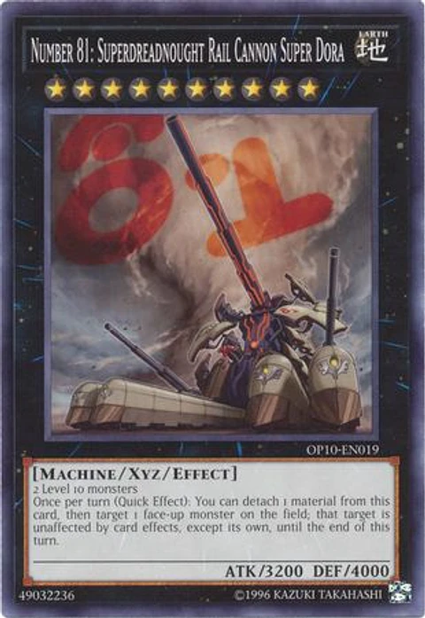Number 81: Superdreadnought Rail Cannon Super Dora - OP10-EN019 - Common