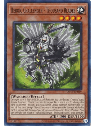 Heroic Challenger - Thousand Blades - OP19-EN019 - Common