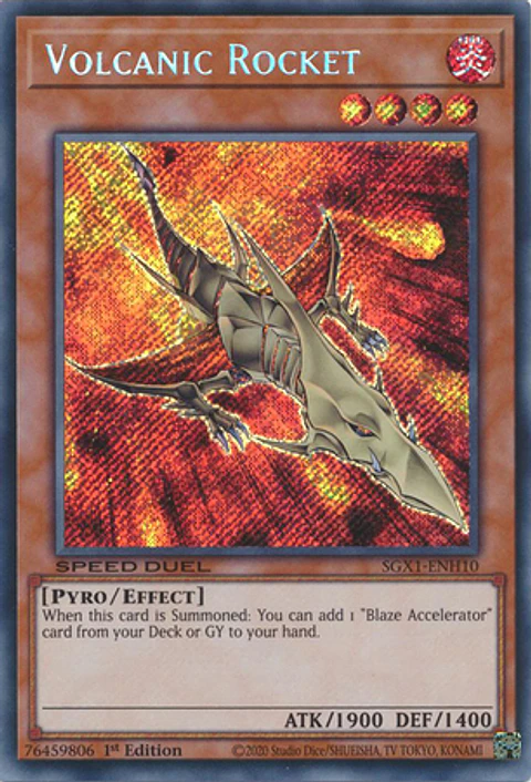 Volcanic Rocket - SGX1-ENH10 - Secret Rare