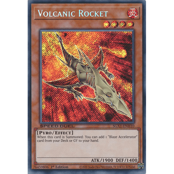 Volcanic Rocket - SGX1-ENH10 - Secret Rare