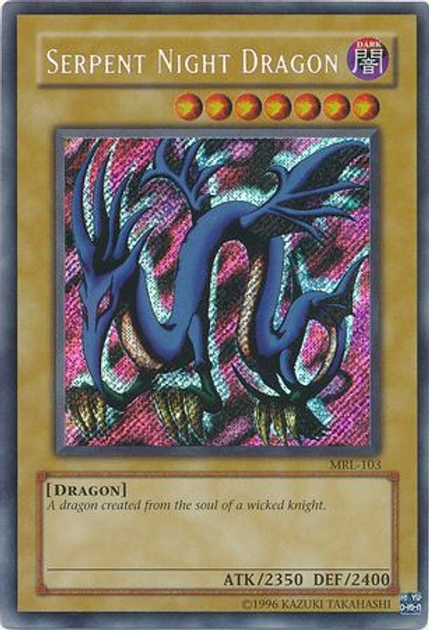 Serpent Night Dragon - MRL-103 - Secret Rare Unlimited
