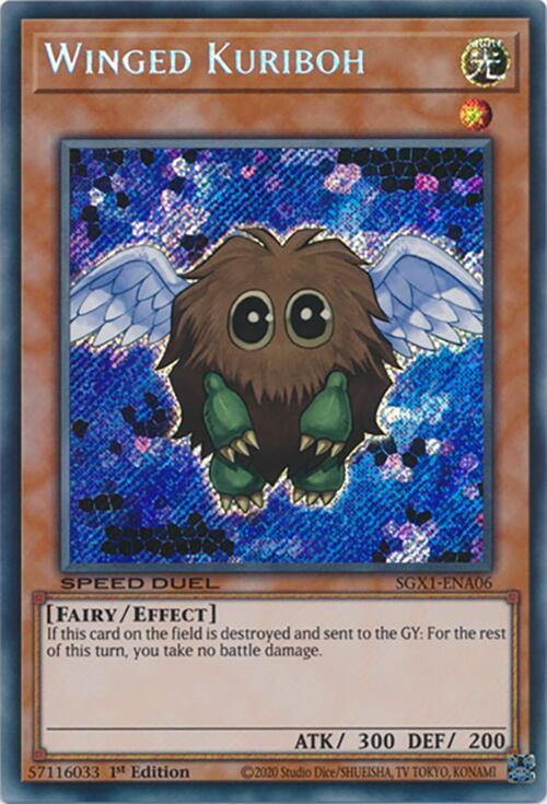 Winged Kuriboh - SGX1-ENA06 - Secret Rare  1