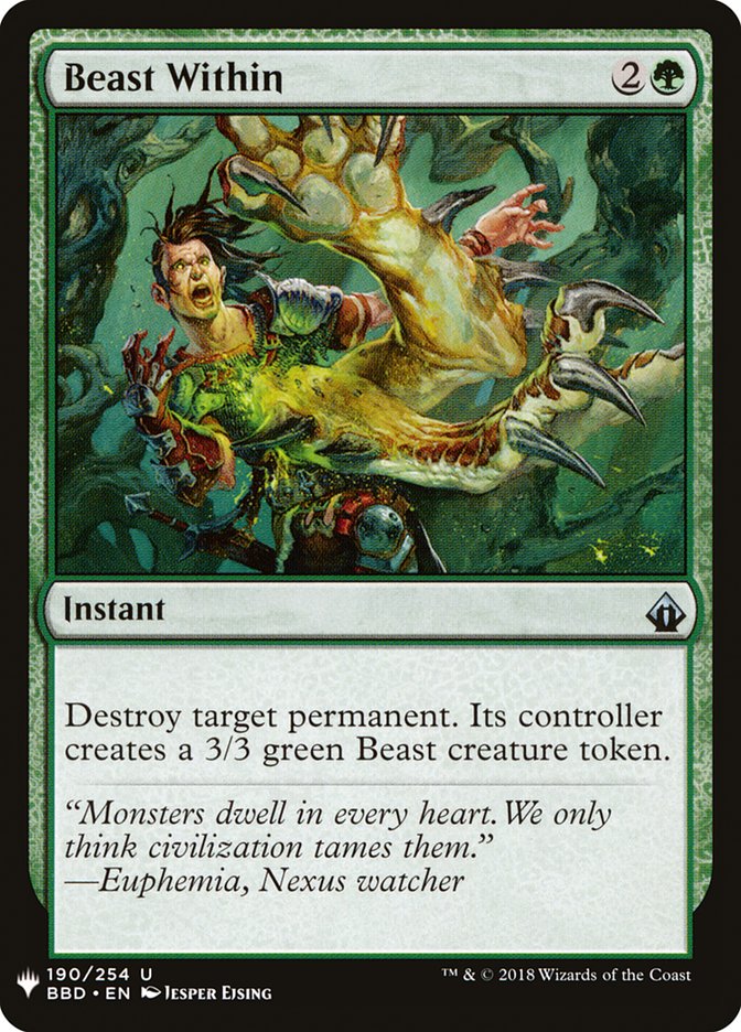 Beast Within - PLIST - Uncommon 1