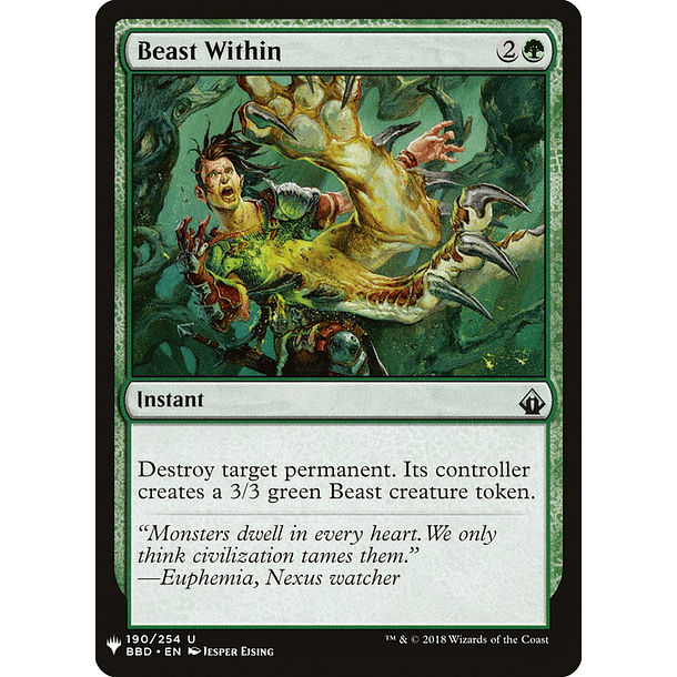 Beast Within - PLIST - Uncommon