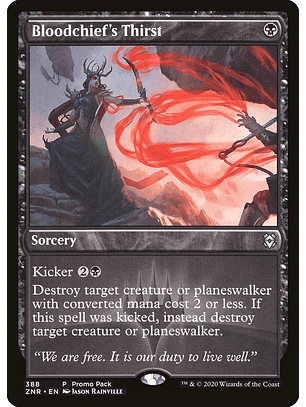 Bloodchief's Thirst - ZNR - U