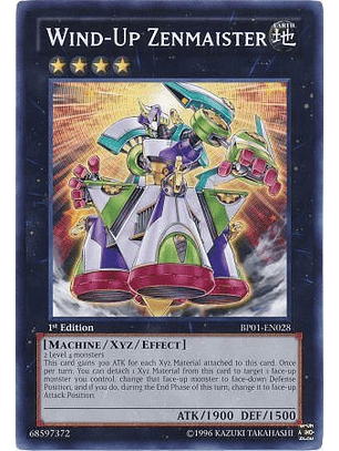 Wind-Up Zenmaister - BP01-EN028 - Rare 