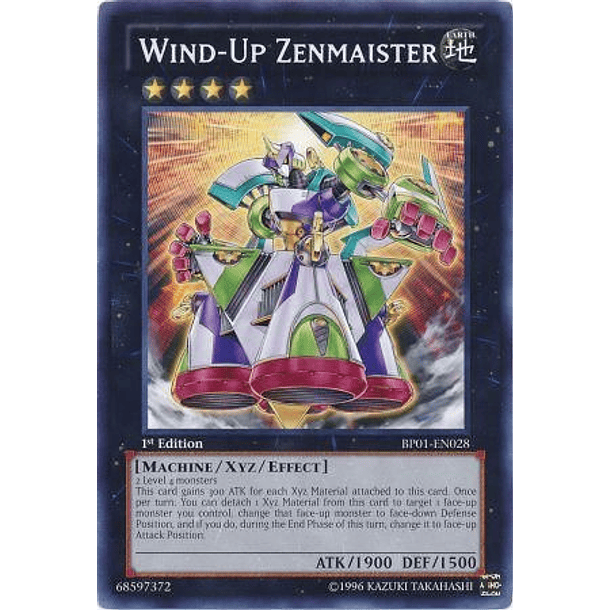 Wind-Up Zenmaister - BP01-EN028 - Rare 
