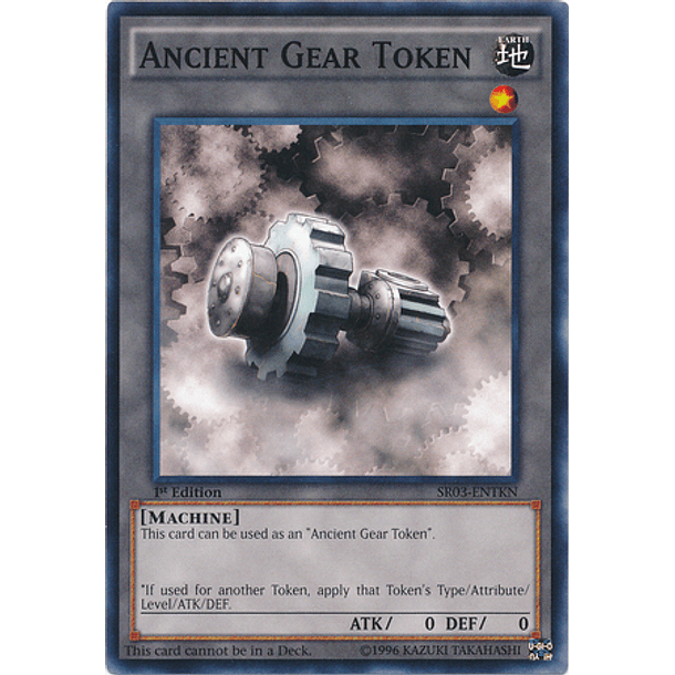 Ancient Gear Token - SR03-ENTKN - Common 