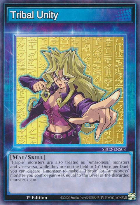 Tribal Unity - SBC2-ENS08 - Skill Card