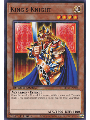 King's Knight - SBC2-ENA02 - Common 
