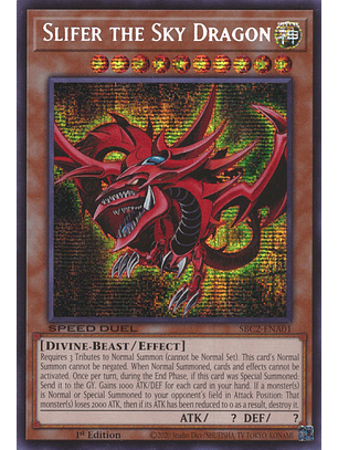 Slifer the Sky Dragon - SBC2-ENA01 - Prismatic Secret Rare
