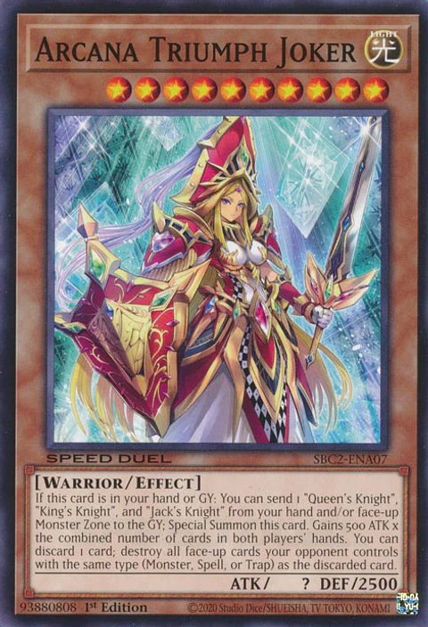 Arcana Triumph Joker - SBC2-ENA07 - Common 