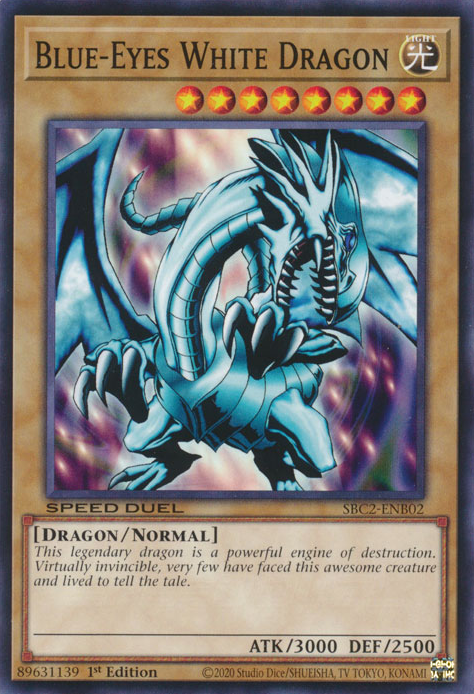 Blue-Eyes White Dragon - SBC2-ENB02 - Common  1