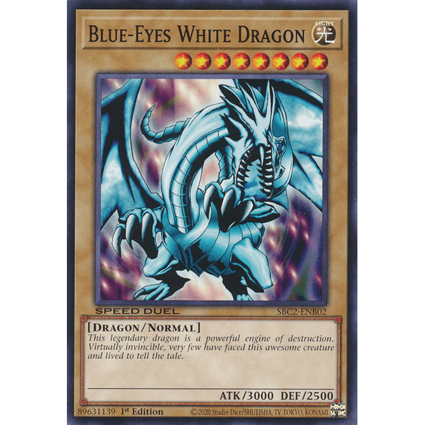 Blue-Eyes White Dragon - SBC2-ENB02 - Common 