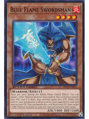Blue Flame Swordsman - SBC2-ENC05 - Common 