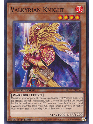 Valkyrian Knight - SBC2-ENC06 - Common 