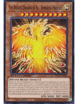 The Winged Dragon of Ra - Immortal Phoenix - SBC2-END02 - Common 