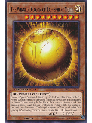 The Winged Dragon of Ra - Sphere Mode - SBC2-END03 - Common 