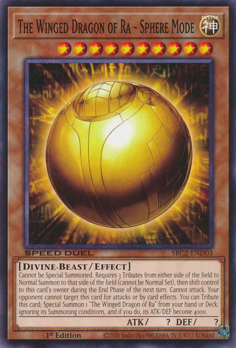 The Winged Dragon of Ra - Sphere Mode - SBC2-END03 - Common 