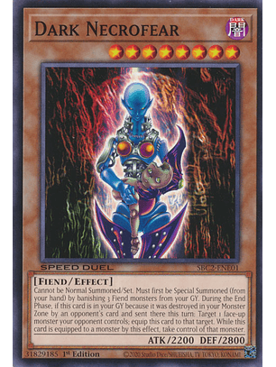 Dark Necrofear - SBC2-ENE01 - Common 