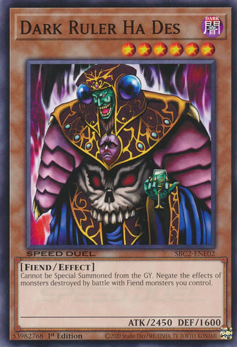 Dark Ruler Ha Des - SBC2-ENE02 - Common 