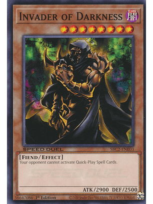 Invader of Darkness - SBC2-ENE03 - Common 