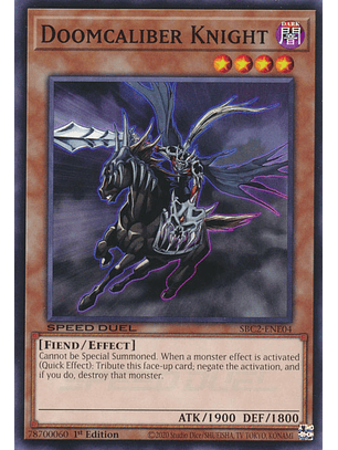 Doomcaliber Knight - SBC2-ENE04 - Common 