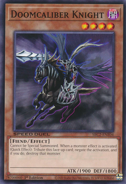 Doomcaliber Knight - SBC2-ENE04 - Common 
